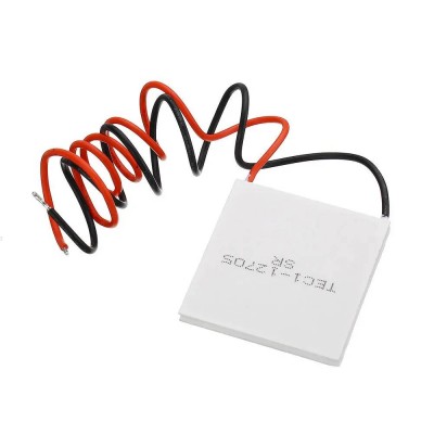 5PCS TEC1  12705 Thermoelectric Cooler Peltier 40 40MM 12V Peltier Refrigeration Module Semiconductor Refrigeration Sheet