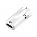 HDMI To VGA Connector Video Adapter With Audio Cable  Color  White Base